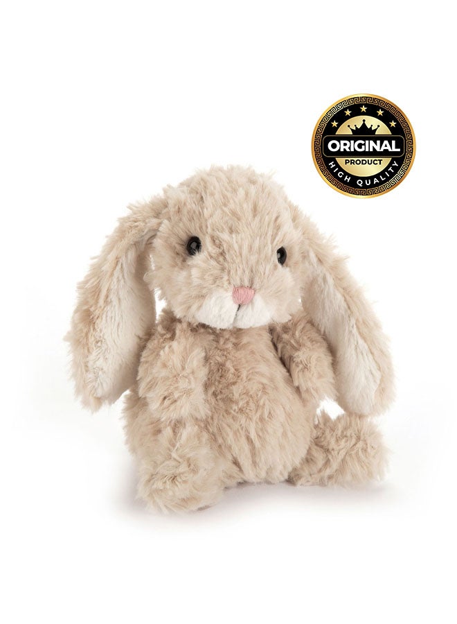 Jellycat Yummy Bunny Plush Toy 15cm – Super Soft Bunny Stuffed Animal with Floppy Ears, Mini Cuddly Plush for Babies, Nursery Decor & Gifting - Image 1